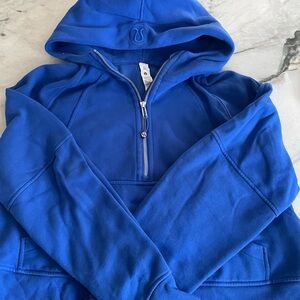 Lululemon Athletica Royal Blue Zip-Up Scuba